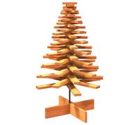 vidaXL Arbre de Noël en pin massif pour décoration 100 cm