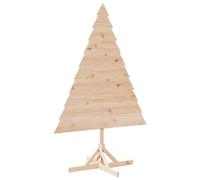 vidaXL Arbre de Noël en bois massif 180 cm pour décoration