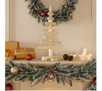 vidaXL Arbre de Noël en bois pour décoration 60 cm bois massif de pin 357993