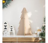 vidaXL Arbre de Noël en bois pour décoration 69,5cm bois massif de pin