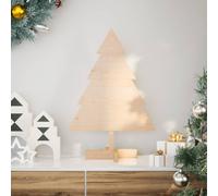 vidaXL Arbre de Noël en Bois pour décoration 70 cm Bois Massif, décoration de Sapin de Noël en Bois, Sapin de Noël en Bois, Sapin de Noël en Bois Massif