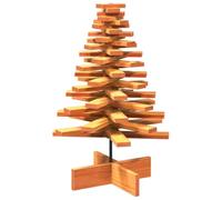 vidaXL Arbre de Noël en bois de pin massif pour décoration 80 cm