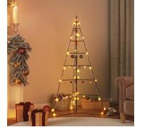 vidaXL Arbre de Noël en métal pour décoration noir 140 cm 359601