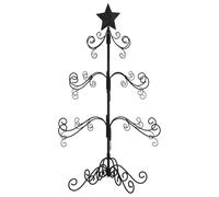 vidaXL Arbre de Noël en métal pour décoration noir 90 cm