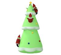 vidaXL Arbre de Noël Gonflable avec LED Sapin de Noël Décoration de Noël Ornement de Vacances Décoration de Fête Jardin Extérieur 500 cm