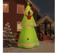 vidaXL Arbre de Noël Gonflable avec LED Sapin de Noël Décoration de Noël Ornement de Vacances Décoration de Fête Jardin 345295