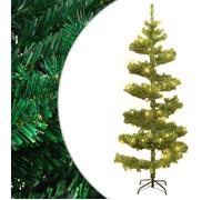 vidaXL Arbre de Noël Hélicoïdal Pré-éclairé et Support, Sapin de Noël avec LED, Décoration de Vacances, Ornement de Fête 344650