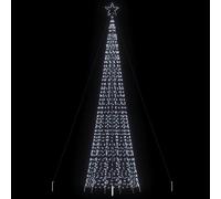 vidaXL Arbre de Noël lumineux avec pointes 1534 LED blanc froid 500 cm