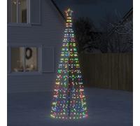vidaXL Arbre de Noël lumineux avec pointes 570 LED coloré 300 cm