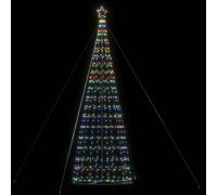 vidaXL Arbre de Noël lumineux conique 1534 LED colorées 503 cm