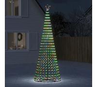 vidaXL Arbre de Noël lumineux conique 688 LED colorées 300 cm