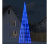 Sapin de Noël à LED sur mât de drapeau 3000 LED bleu 800 cm, décoration de Noël, lumière LED, lumière de Noël 358123