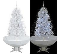 vidaXL Arbre de Noël Neigeux avec Base de Parapluie Sapin de Noël Artificiel Arbre Décoration de Noël Salon Salle de Séjour 284336
