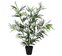 vidaXL Arbre en Bambou Artificiel Vert 90 x 14 x 80 cm Tissu et Bambou