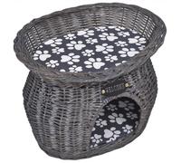 Niche forme d'arbre à chat avec griffoir et coussin saule Niche pour chat vidaXL