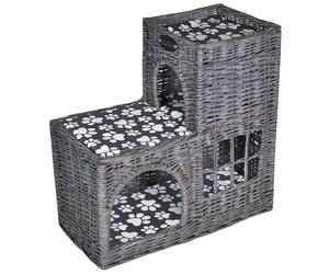 Vidaxl Arbre/Maison/Château À Chat Avec Coussin Saule