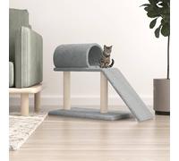 vidaXL Arbres à chat avec tunnel et échelle gris clair 55,5 cm 171790