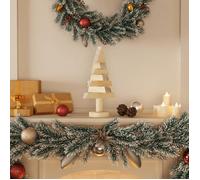 vidaXL Arbres de Noël en bois pour décoration 2 pcs 30 cm pin massif 357992