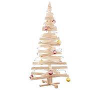 vidaXL Arbres de Noël Kotka 150 cm Bois Massif en pin Naturel