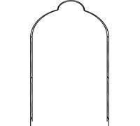 vidaXL Arc de roses noir 150 x 34 x 240 cm Fer
