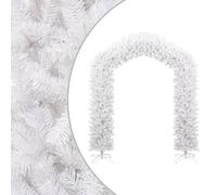 vidaXL Arche d'arbre de Noël Blanc 270 cm