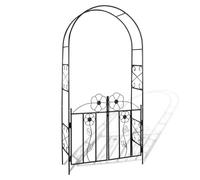vidaXL Arche de jardin avec la porte