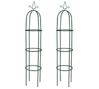 vidaXL Arche de jardin en forme de tour – 2 pièces