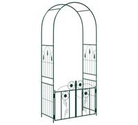 Vidaxl Arche De Jardin Uni Vert 102 X 50 X 218 Cm