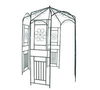 vidaXL Arche de jardin Voûte arceau à rosier 160 x 250 cm Vert foncé