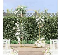 VIDAXL Arche de mariage en acier 100 x 39 x 200 cm - Vert