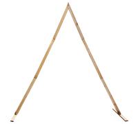 vidaXL Arche de mariage Marron Clair 202 x 95 x 254 cm