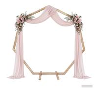 Arche - arceau Vidaxl Arche de mariage Marron Clair 221 x 92 x 216 cm