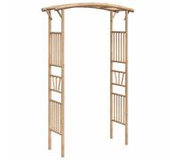 vidaXL Arche pour rosiers Bambou 118x40x187 cm – treillis, support de plantes