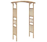 vidaXL Arche pour rosiers Bambou 118x40x187 cm, tonnelle de Jardin, Arche de Rosier en Treillis, Support de Plantes, tonnelle de Patio, pergola