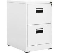 vidaXL Classeur Blanc 46x62x72,5 cm Acier
