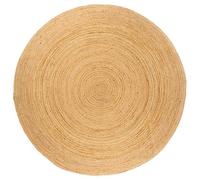 vidaXL Area Rug Braided Jute 70.9" Round, Mat, Carpet, Floor Carpet, Floor Mat, Rug, Indoor Rug, Indoor Carpet, Jute Rug, Jute Carpet
