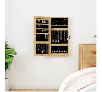 vidaXL Armoire à bijoux avec miroir et éclairage LED mural 353249