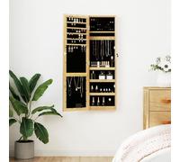 Armoire à bijoux avec miroir et éclairage LED mural353255