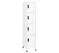 vidaXL Armoire à casiers Blanc 38x45x180 cm Acier 339784