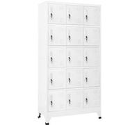Armoire à Casiers Noir 90x45x180 cm Acier Classeur Meuble de Rangement vidaXL