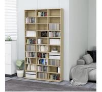 vidaXL Armoire à CD Chêne sonoma 102x16x177,5 cm Bois d'ingénierie 801781