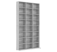 vidaXL Armoire à CD Sonoma gris 102x23x177,5 cm Bois d'ingénierie 815091