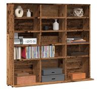 vidaXL Armoire à CD Vieux Bois 100x23x89,5 cm Bois d'ingénierie, unité de Rangement CD, Armoire de Rangement CD, Meuble de Rangement CD