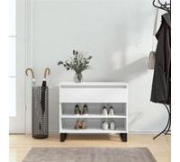 Armoire à Chaussures Étagère Rangement Entrée Couloir Bois d'Ingénierie vidaXL