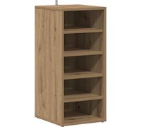 vidaXL Armoire à Chaussures chêne Artisanal Bois d'ingénierie, Armoire de Rangement de Chaussures, Support à Chaussures, unité de Rangement de Chaussures
