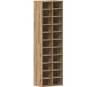 vidaXL Armoire à chaussures Artisan-Chêne 54x34x183 cm Bois composite