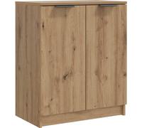 vidaXL Armoire à chaussures Artisan-Chêne 59x35x70 cm Bois composite