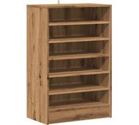 vidaXL Armoire à chaussures Artisan-Chêne 60x35x92 cm Bois composite