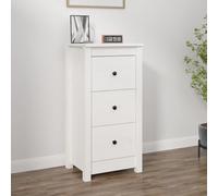 Vidaxl Armoire À Chaussures Blanc 30x35x105 Cm Bois D'ingénierie Blanc