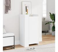 vidaXL Armoire à chaussures blanc 52x37,5x100 cm bois d'ingénierie